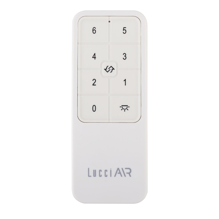 Lucci air 21616149 - Laeventilaator MONZA IP55 must + kaugjuhtimispult