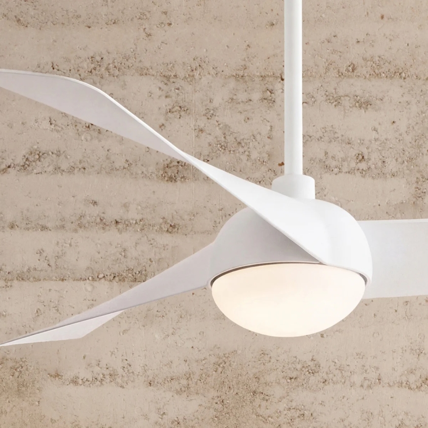 Lucci Air 21617049 - hämardatav LED laeventilaator OSPREY 1xGX53/12W/230V läbimõõt 132 cm valge + kaugjuhtimispult