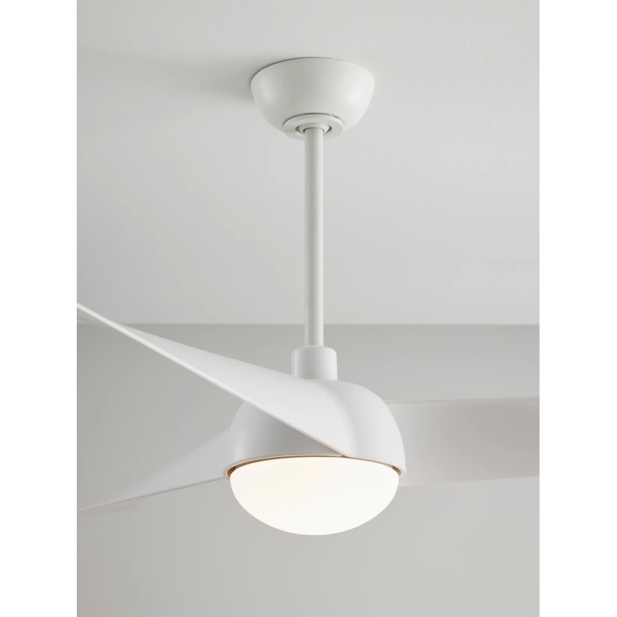 Lucci Air 21617049 - hämardatav LED laeventilaator OSPREY 1xGX53/12W/230V läbimõõt 132 cm valge + kaugjuhtimispult