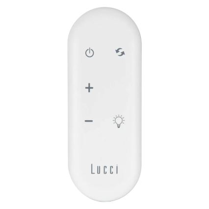 Lucci Air 21617049 - hämardatav LED laeventilaator OSPREY 1xGX53/12W/230V läbimõõt 132 cm valge + kaugjuhtimispult