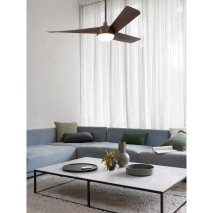 Lucci Air 21617249 - LED-hämardatav laeventilaator OSPREY 1xGX53/12W/230V, läbimõõt 132 cm, pronks + kaugjuhtimispult