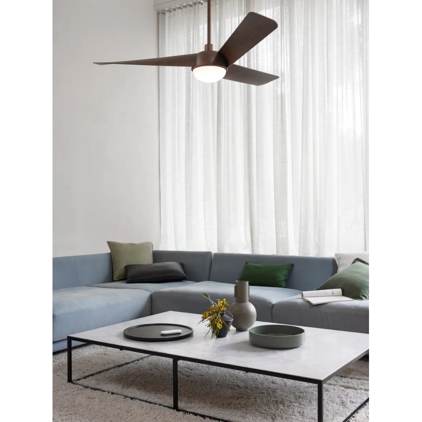 Lucci Air 21617249 - LED-hämardatav laeventilaator OSPREY 1xGX53/12W/230V, läbimõõt 132 cm, pronks + kaugjuhtimispult