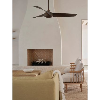 Lucci Air 21617249 - LED-hämardatav laeventilaator OSPREY 1xGX53/12W/230V, läbimõõt 132 cm, pronks + kaugjuhtimispult
