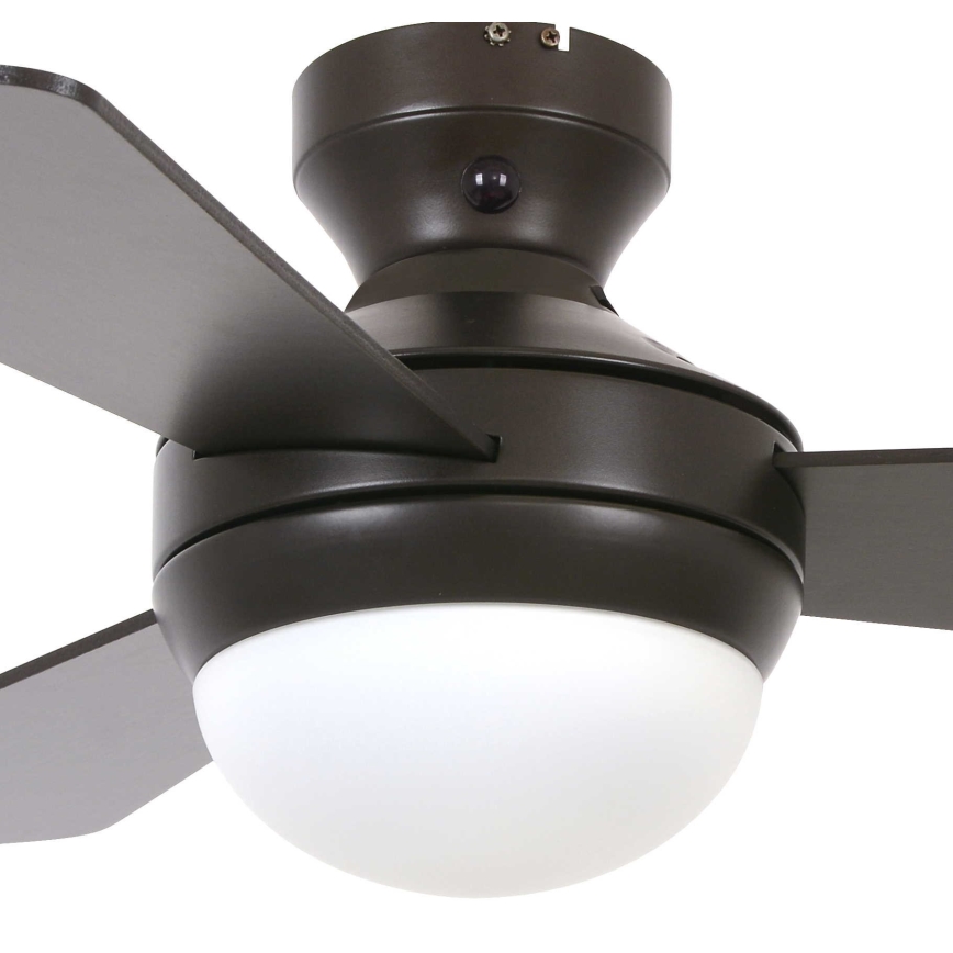 Lucci Air 512311 - Laeventilaator AIRLIE HUGGER 2xE27/15W/230V puit/pruun läbimõõt 91 cm + kaugjuhtimispult