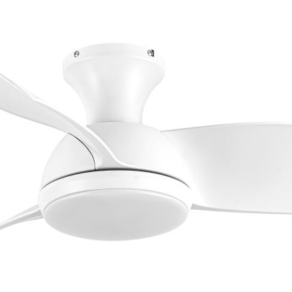 Lucci air 513071 - LED Hämardatav laeventilaator SYROS LED/18W/230V 3000/4000/6000K valge + kaugjuhtimispult