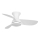Lucci Air 51307149 - LED-hämardatav laeventilaator SYROS II, 18 W, 230 V, 3000/4000/6000 K, läbimõõt 76 cm, valge + kaugjuhtimispult