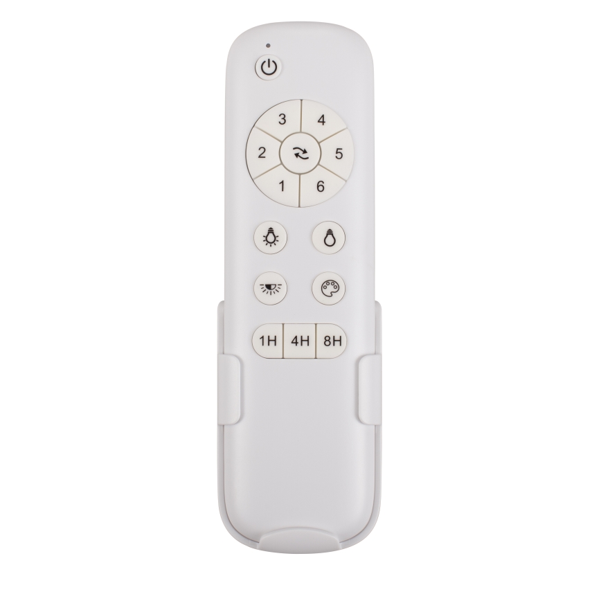 Lucci air 513072 - LED-hämardatav laeventilaator BRONX LED/18W/230V 3000/4000/6000K must/läikiv kroom pr. 132 cm + kaugjuhtimispult