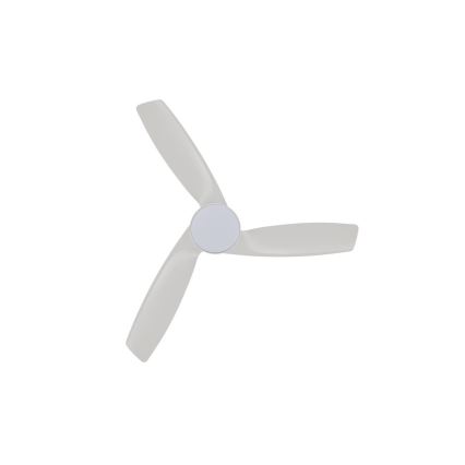 Lucci Air 513073 - Hämardatav LED laeventilaator BRONX LED/18W/230V 3000/4000/6000K läbimõõduga 132 cm valge + kaugjuhtimispult