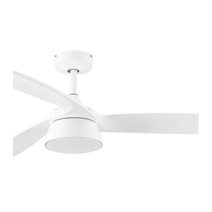 Lucci Air 513073 - Hämardatav LED laeventilaator BRONX LED/18W/230V 3000/4000/6000K läbimõõduga 132 cm valge + kaugjuhtimispult