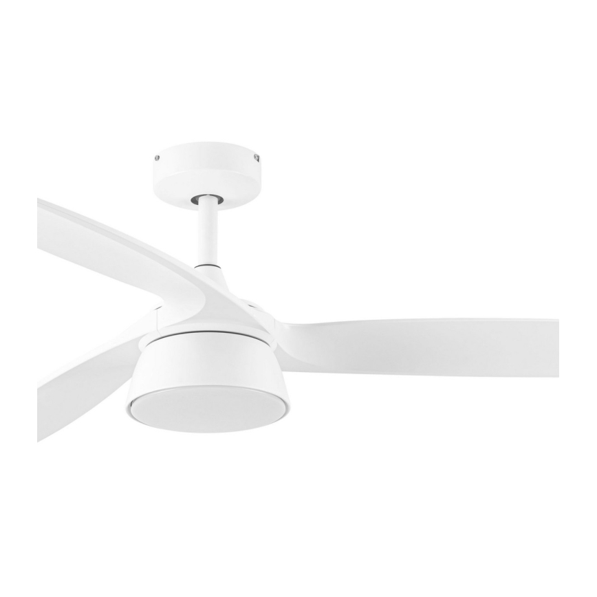 Lucci Air 513073 - Hämardatav LED laeventilaator BRONX LED/18W/230V 3000/4000/6000K läbimõõduga 132 cm valge + kaugjuhtimispult