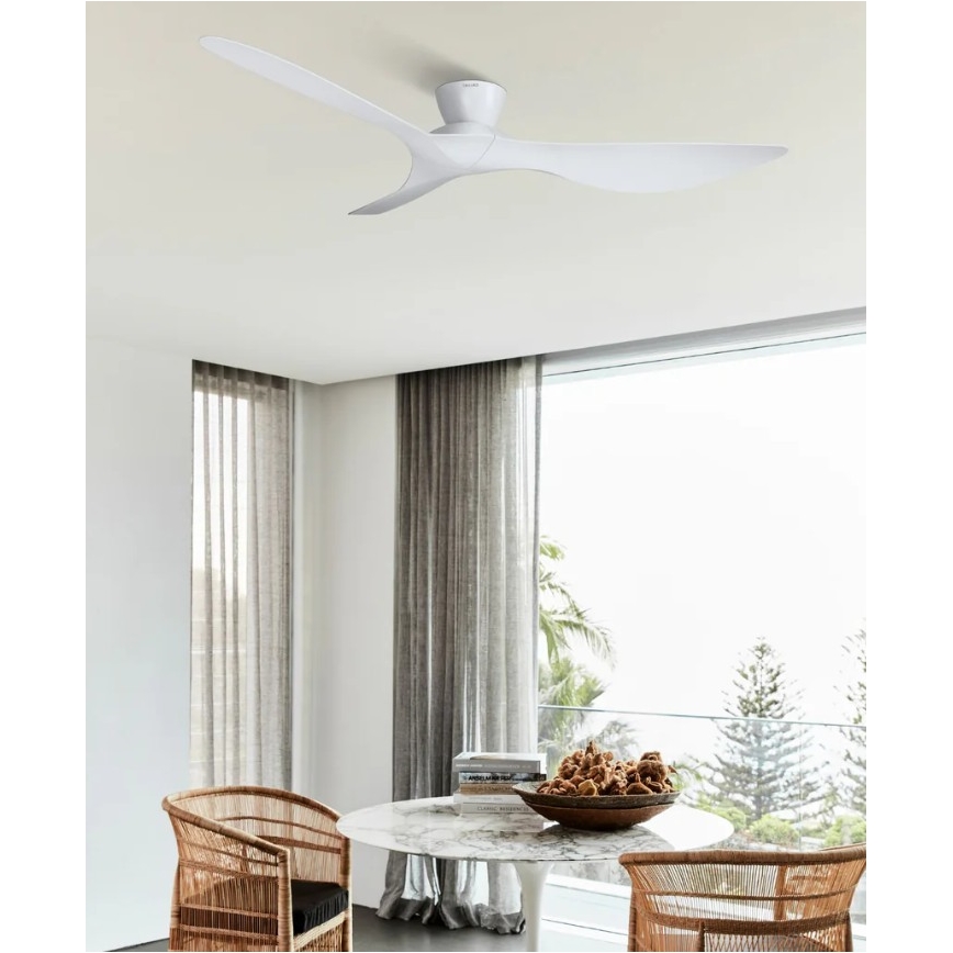Lucci Air 514030 - laeventilaator KOTARA Ø 137 cm valge + kaugjuhtimispult