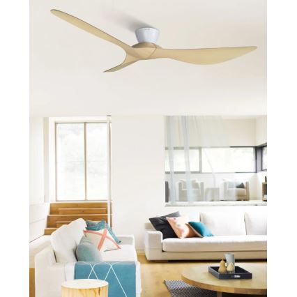 Lucci Air 514031 - laeventilaator KOTARA, läbimõõt 137 cm, beež/valge + kaugjuhtimispult