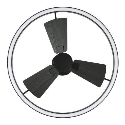 Lucci Air 516124 - LED Hämardatav laeventilaator CESSNA LED/36W/230V 3000/4000/5000K must + kaugjuhtimispult
