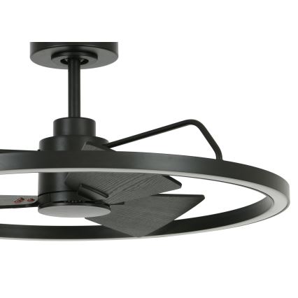 Lucci Air 516124 - LED Hämardatav laeventilaator CESSNA LED/36W/230V 3000/4000/5000K must + kaugjuhtimispult