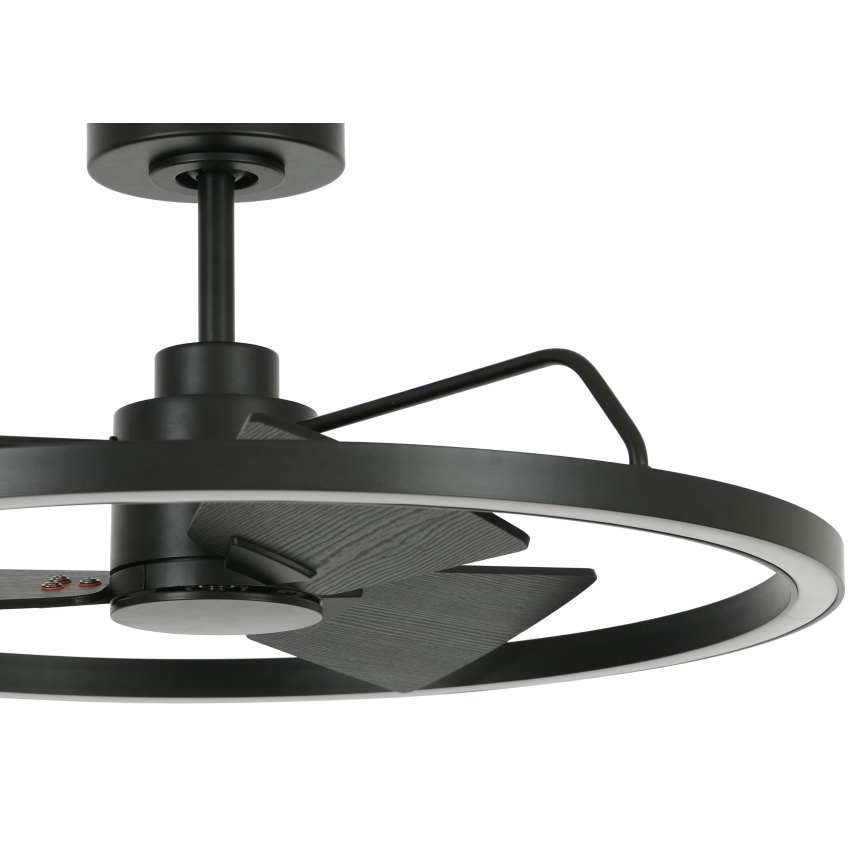 Lucci Air 516124 - LED Hämardatav laeventilaator CESSNA LED/36W/230V 3000/4000/5000K must + kaugjuhtimispult
