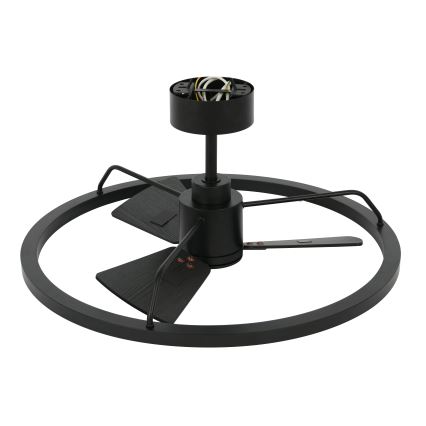 Lucci Air 516124 - LED Hämardatav laeventilaator CESSNA LED/36W/230V 3000/4000/5000K must + kaugjuhtimispult