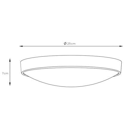 Lucide 08109/01/31 - Laevalgusti LEX 1xE27/9W/230V valge