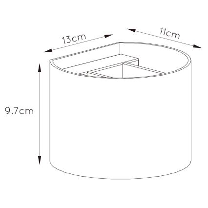 Lucide 09218/04/97 - LED Hämardatav seinavalgusti XIO 1xG9/4W/230V pruun