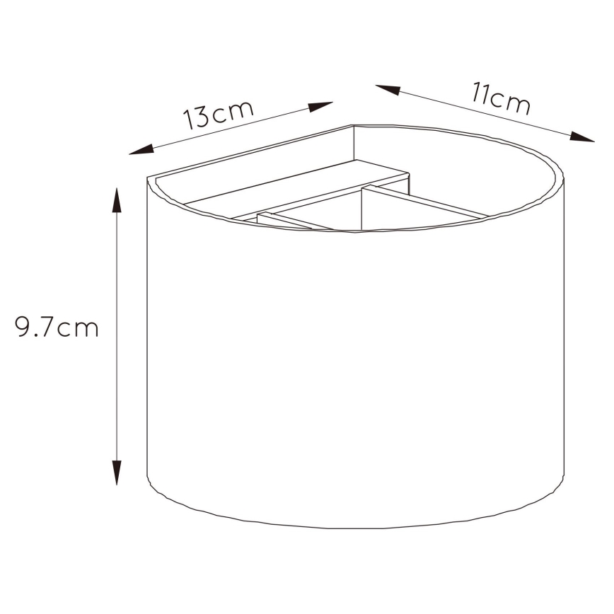 Lucide 09218/04/97 - LED Hämardatav seinavalgusti XIO 1xG9/4W/230V pruun