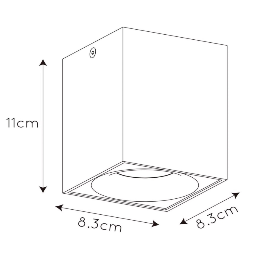 Lucide 09913/05/31 - LED Hämardatav kohtvalgusti BENTOO 1xGU10/5W/230V valge
