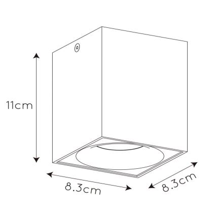 Lucide 09913/05/36 - LED Hämardatav kohtvalgusti BENTOO 1xGU10/5W/230V hall