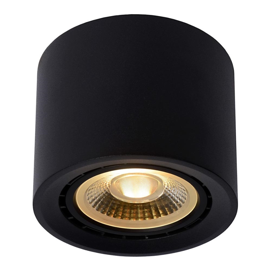 Lucide 09921/12/30 - LED Hämardatav kohtvalgusti FEDLER 1xGU10/12W/230V 2200-3000K CRI95 must