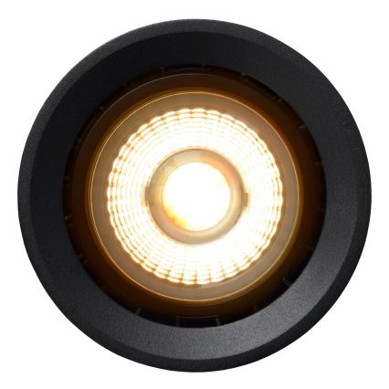 Lucide 09921/12/30 - LED Hämardatav kohtvalgusti FEDLER 1xGU10/12W/230V 2200-3000K CRI95 must