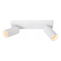 Lucide 09939/02/31 - Suunatav spottvalgusti CLUBS 2xGU10/40W/230V valge