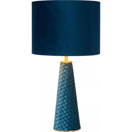 Lucide 10501/81/37 - Laualamp EXTRAVAGANZA VELVET 1xE27/60W/230V sinine