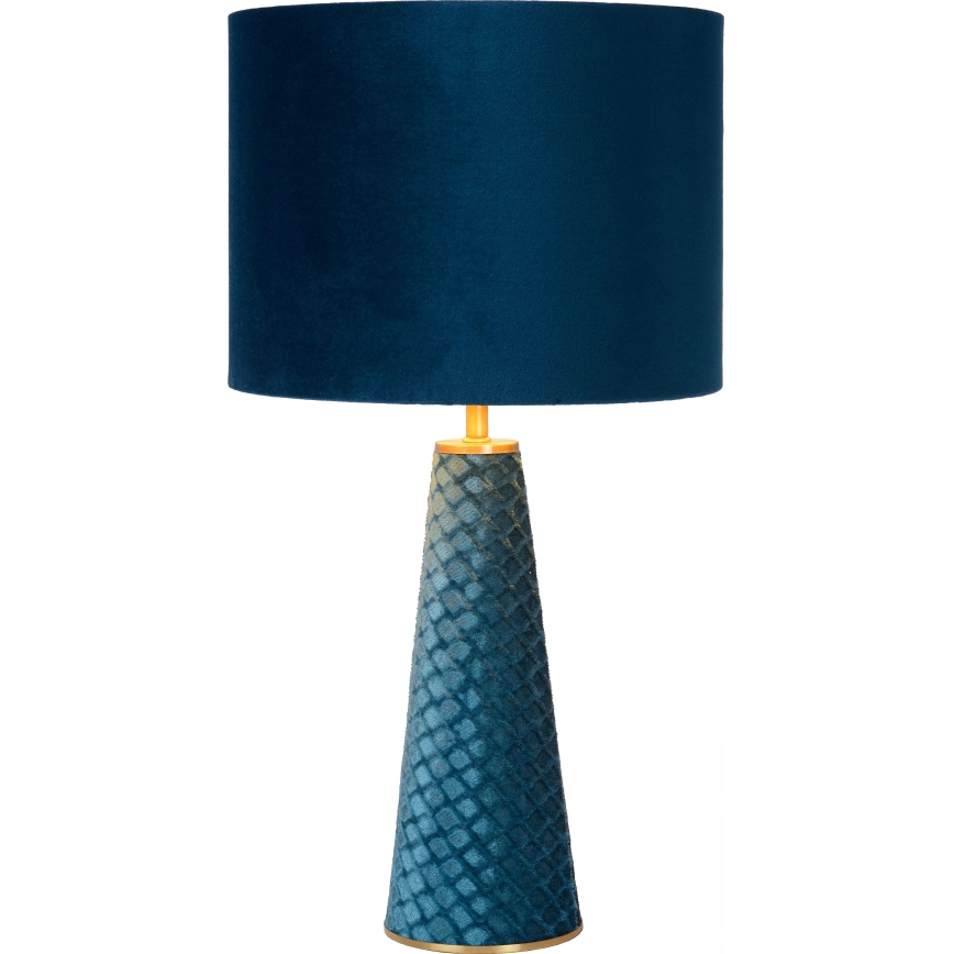Lucide 10501/81/37 - Laualamp EXTRAVAGANZA VELVET 1xE27/60W/230V sinine