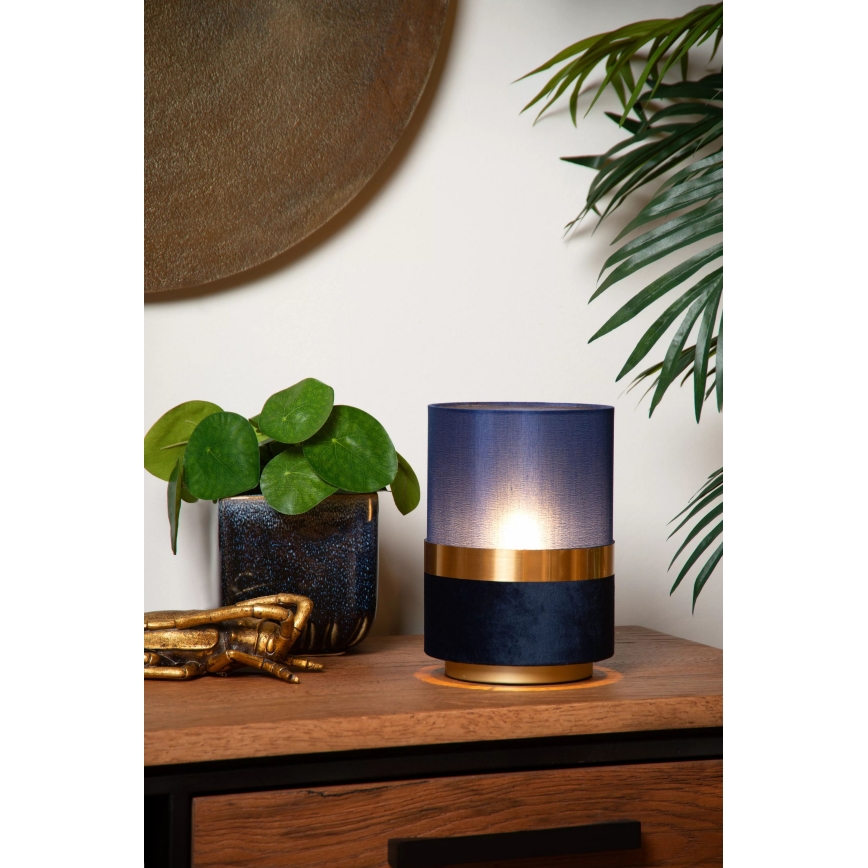 Lucide 10508/01/35 - Laualamp EXTRAVAGANZA TUSSE 1xE14/40W/230V sinine