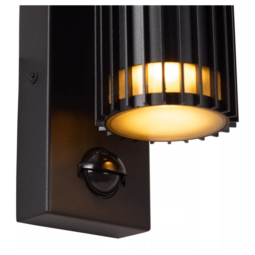 Lucide 11839/01/30 - Välisseinavalgusti anduriga TIMBALA 1xGU10/7W/230V IP44