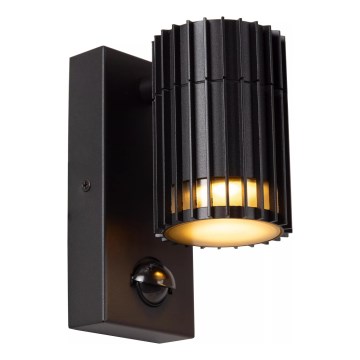 Lucide 11839/01/30 - Välisseinavalgusti anduriga TIMBALA 1xGU10/7W/230V IP44