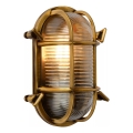 Lucide 11891/20/02 - Väli seinavalgusti DUDLEY 1xE27/40W/230V IP65 kuldne