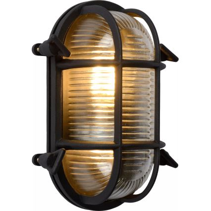 Lucide 11891/20/30 - Väli seinavalgusti DUDLEY 1xE27/40W/230V IP65 must