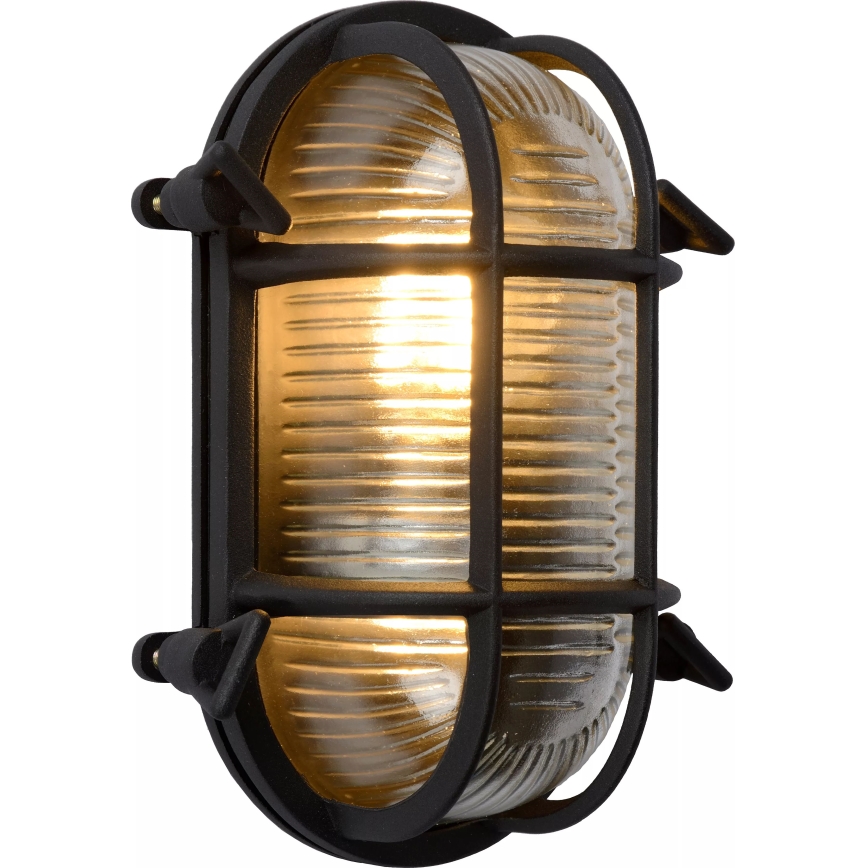 Lucide 11891/20/30 - Väli seinavalgusti DUDLEY 1xE27/40W/230V IP65 must