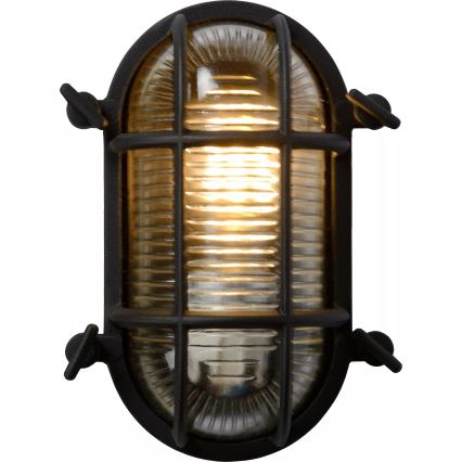 Lucide 11891/20/30 - Väli seinavalgusti DUDLEY 1xE27/40W/230V IP65 must