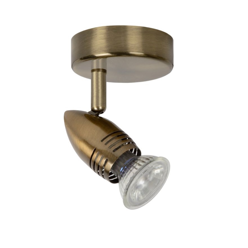 Lucide 13955/05/03 - LED-kohtvalgusti CARO-LED 1xGU10/5W/230V pronks