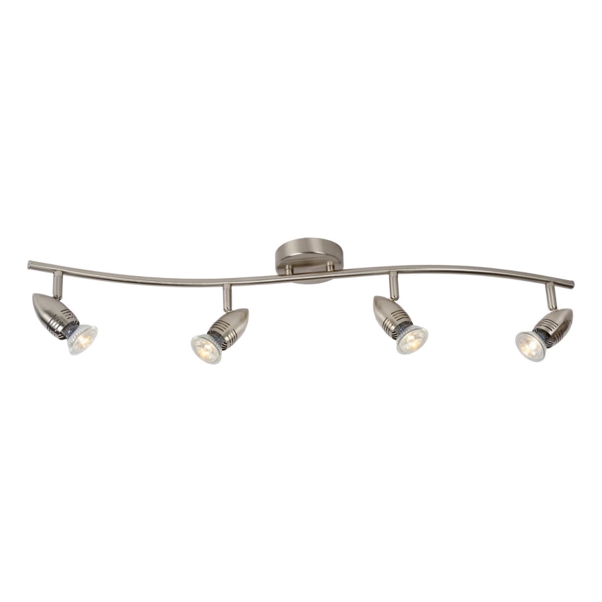 Lucide 13955/20/12 - LED Kohtvalgusti CARO-LED 4xGU10/5W/230V matt kroom