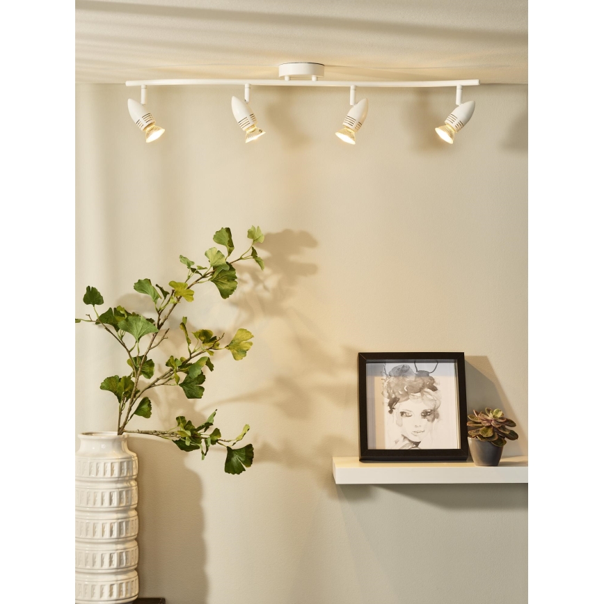 Lucide 13955/20/31 - LED Kohtvalgusti CARO-LED 4xGU10/5W/230V valge