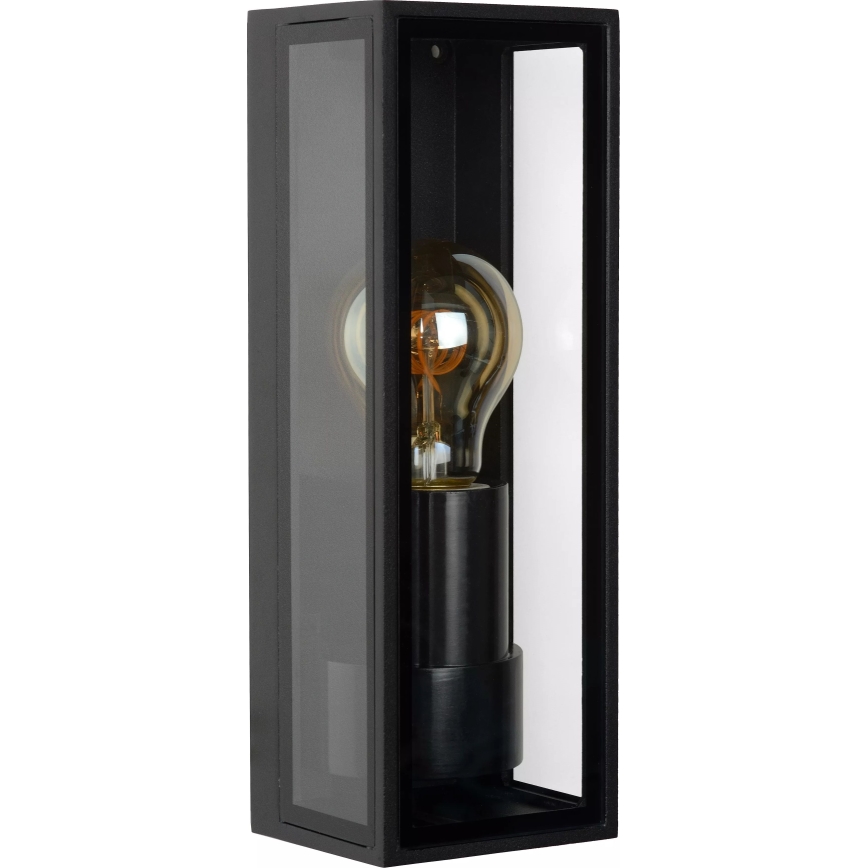 Lucide 15802/01/30 - Väli seinavalgusti DUKAN 1xE27/15W/230V IP65 must