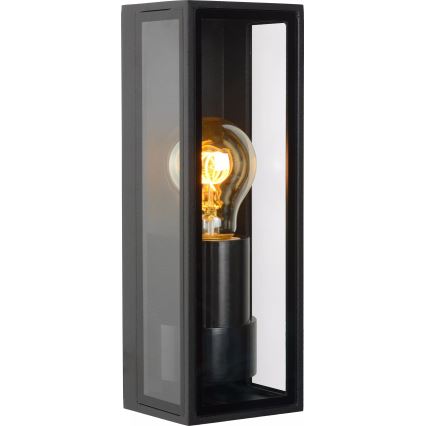Lucide 15802/01/30 - Väli seinavalgusti DUKAN 1xE27/15W/230V IP65 must