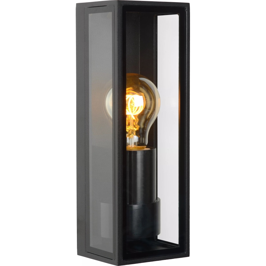 Lucide 15802/01/30 - Väli seinavalgusti DUKAN 1xE27/15W/230V IP65 must