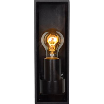 Lucide 15802/01/30 - Väli seinavalgusti DUKAN 1xE27/15W/230V IP65 must