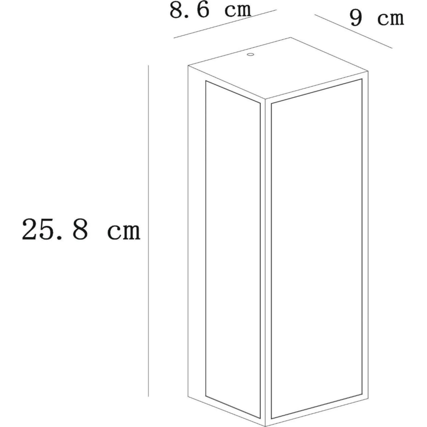 Lucide 15802/01/30 - Väli seinavalgusti DUKAN 1xE27/15W/230V IP65 must