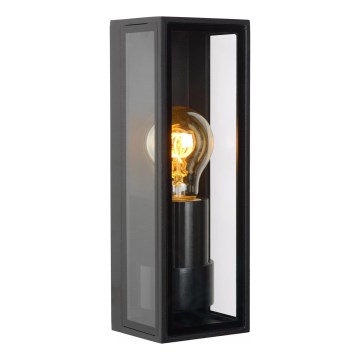 Lucide 15802/01/30 - Väli seinavalgusti DUKAN 1xE27/15W/230V IP65 must
