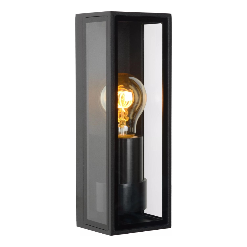 Lucide 15802/01/30 - Väli seinavalgusti DUKAN 1xE27/15W/230V IP65 must