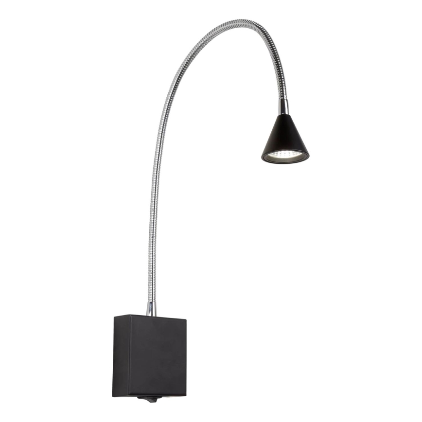 Lucide 18293/03/30 - LED Paindlik väike lamp BUDDY LED/3W/230V must