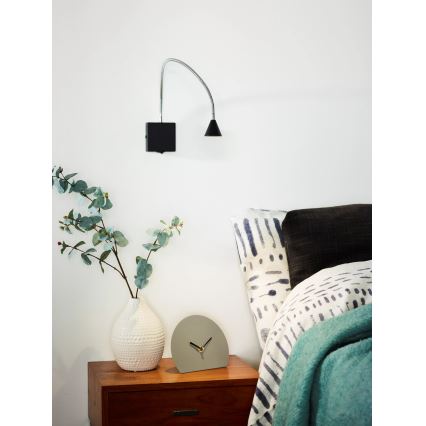 Lucide 18293/03/30 - LED Paindlik väike lamp BUDDY LED/3W/230V must
