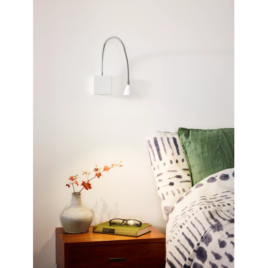 Lucide 18293/03/31 - LED Paindlik väike lamp BUDDY LED/4W/230V valge